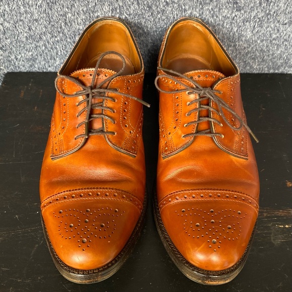 ALLEN EDMONDS Sanford Cap Toe Oxford Lace-up Dress Shoes - Picture 3 of 15